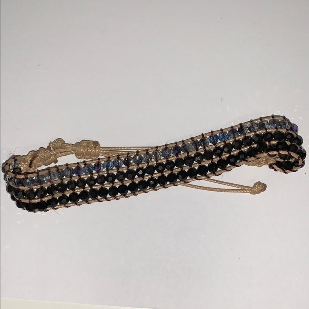 Adjustable bead bracelet